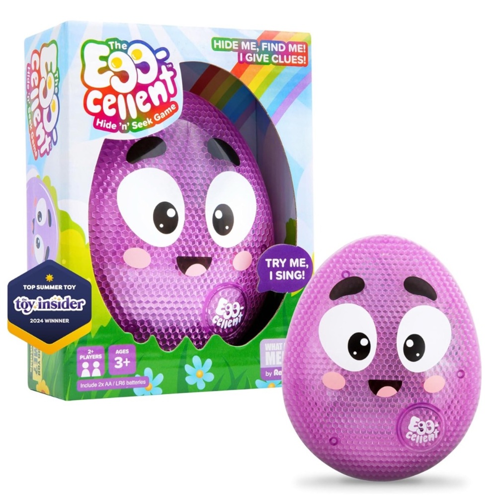 What Do You Meme? Eggcellent, The Kid-Friendly Hide & Seek Game- Purple 🆕 NIB